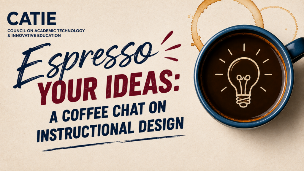 Instructional Designers Coffee Chat graphic