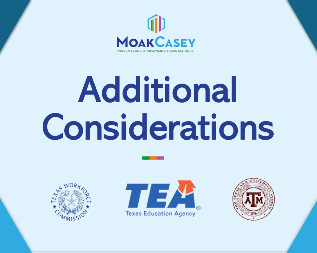 Additional Considerations