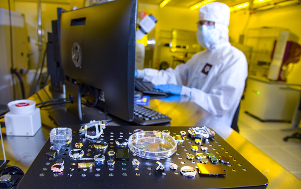 Scientist working in a lab