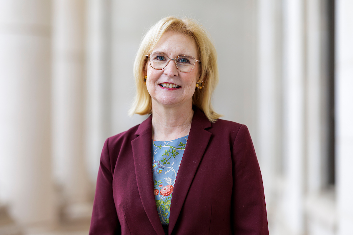 Dr. Susan Ballabina, president of Texas A&M University, at the Jack K. Williams Administration Building, on Friday, April 24, 2026, in College Station, Texas. (Abbey Toronjo/Texas A&M University Division of Marketing & Communications)