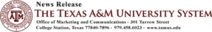 The Texas A&M University System News Release